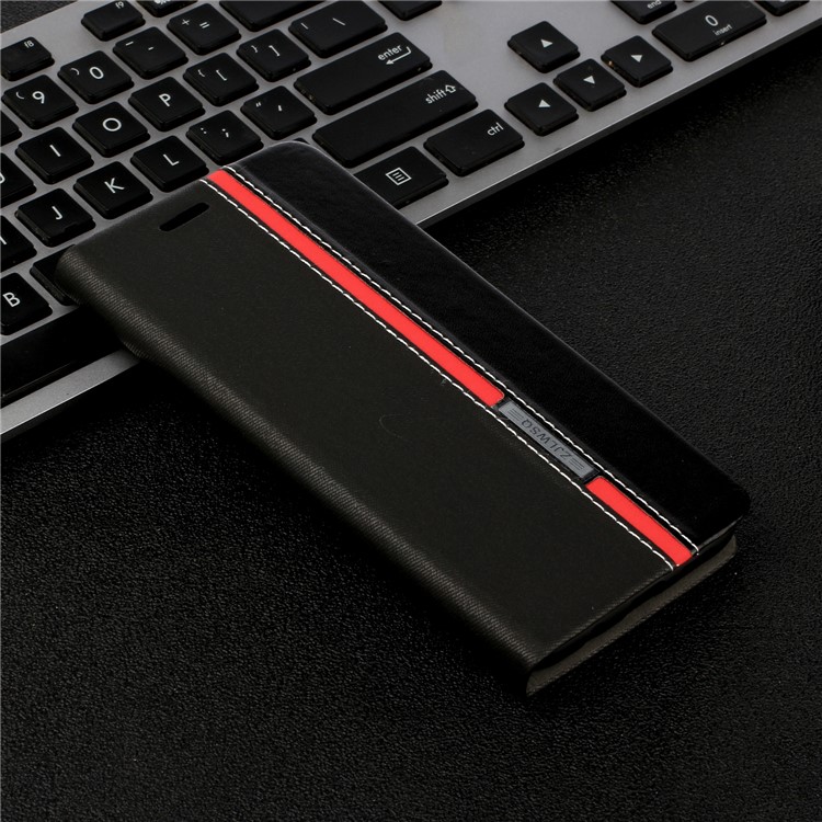 Assorted Color PU Leather Shell with Stand for Xiaomi Redmi Note 8 Pro - Black-5