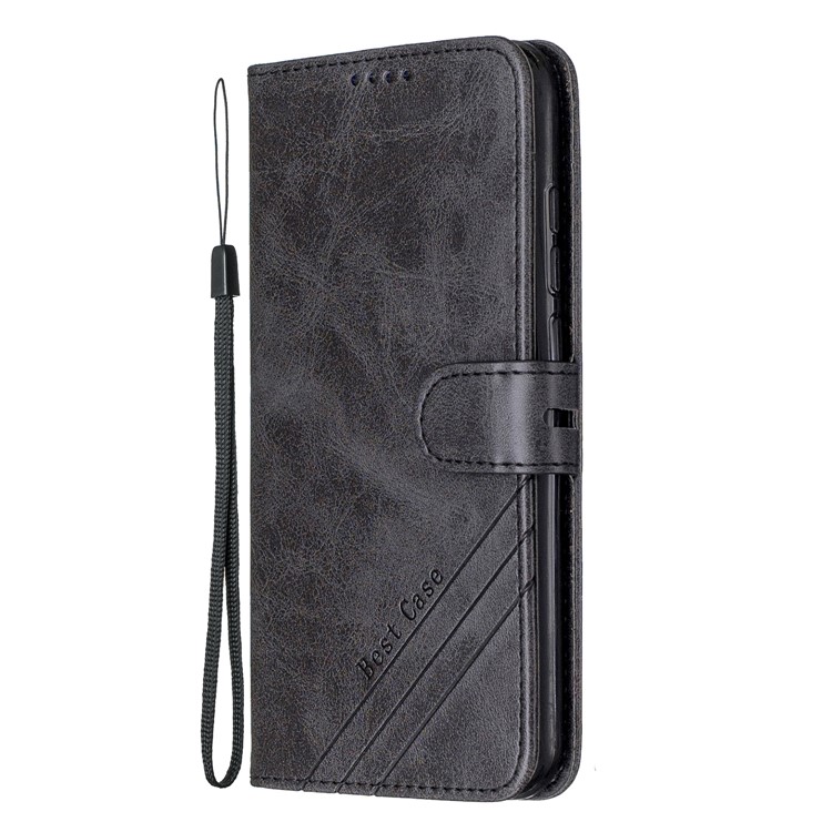 Wallet Leather Stand Phone Case for Xiaomi Redmi Note 8 - Black-2