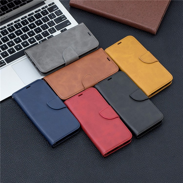 Caso Della Copertura PU Leather Wallet Phone Basamento Per Xiaomi Redmi Nota 8 - Nero-10