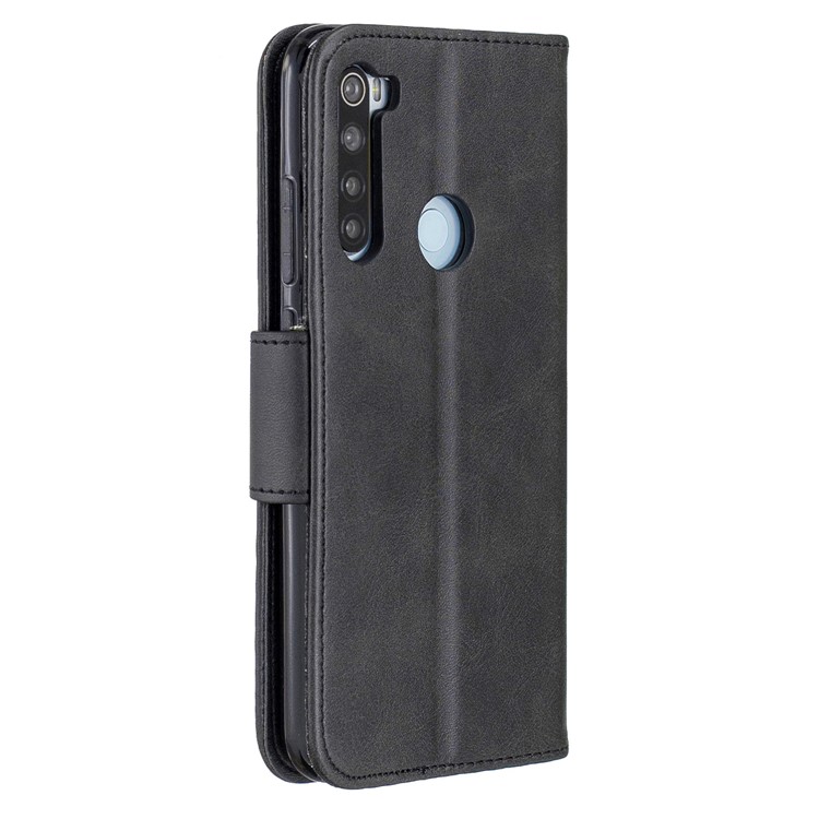 Caso Della Copertura PU Leather Wallet Phone Basamento Per Xiaomi Redmi Nota 8 - Nero-3
