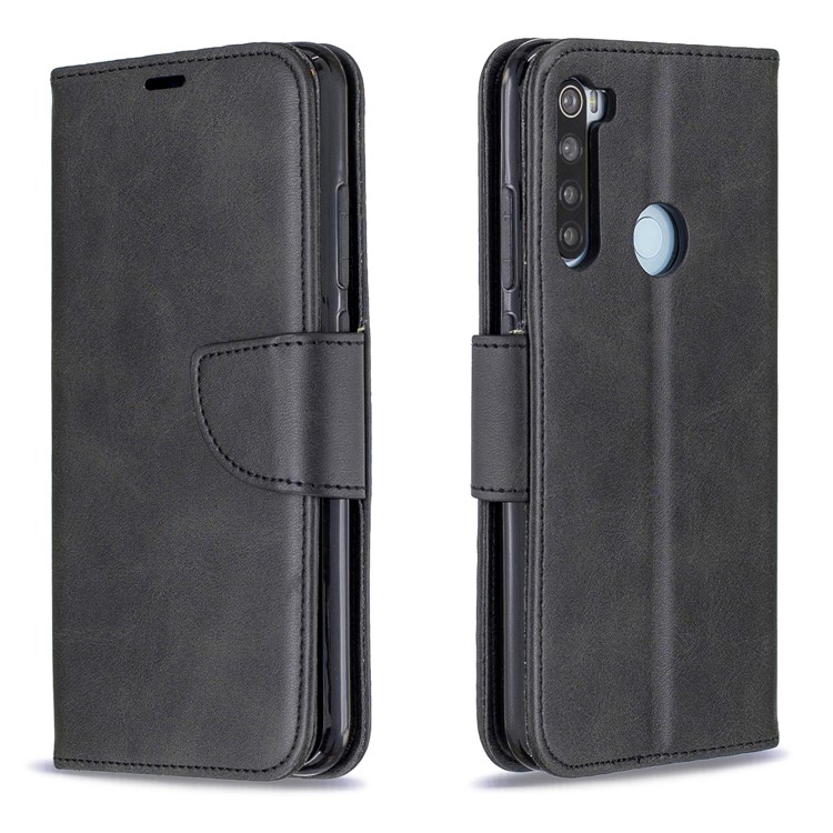 Caso Della Copertura PU Leather Wallet Phone Basamento Per Xiaomi Redmi Nota 8 - Nero-4