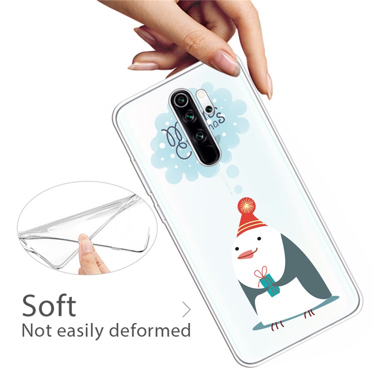 Pattern Printing TPU Phone Cover for Xiaomi Redmi Note 8 Pro - Merry Christmas-4