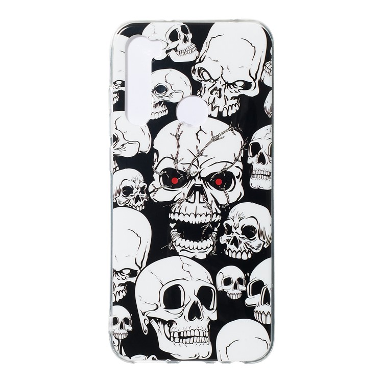 Noctilucent IMD TPU Case for Xiaomi Redmi Note 8 - Cool Skulls-3