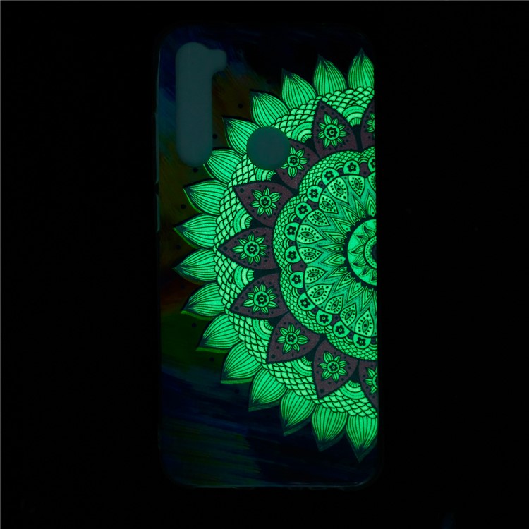 Noctilucent IMD TPU Case for Xiaomi Redmi Note 8 - Flower Pattern-7