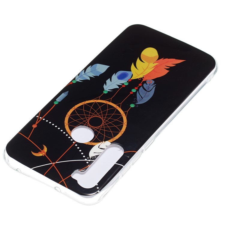 Noctilucent IMD TPU Case for Xiaomi Redmi Note 8 - Feather Dream Catcher-5
