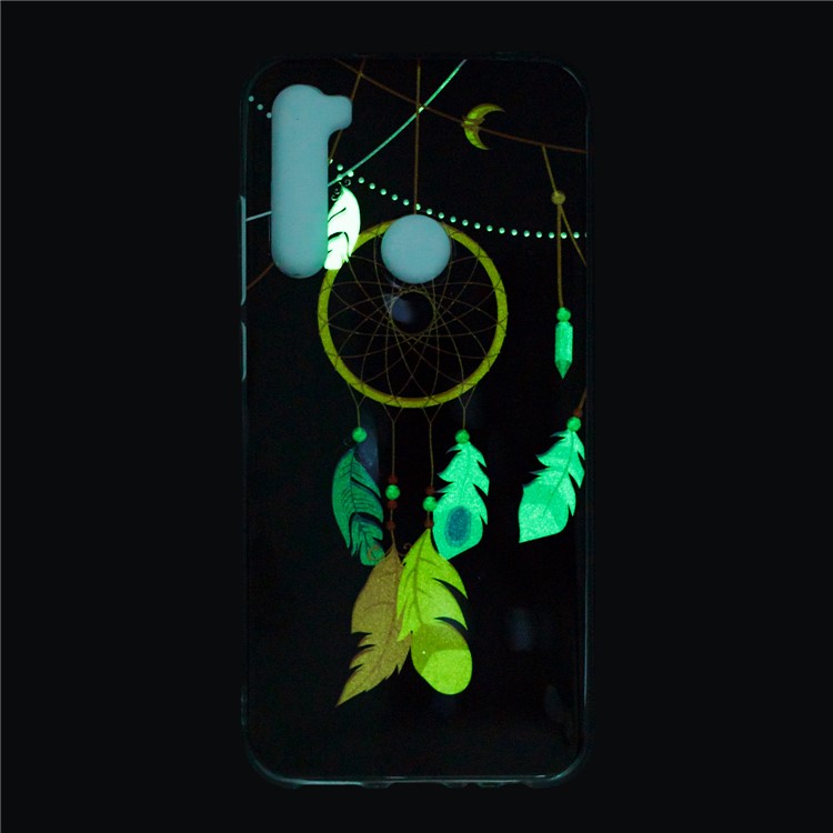 Noctilucent IMD TPU Case for Xiaomi Redmi Note 8 - Feather Dream Catcher-7