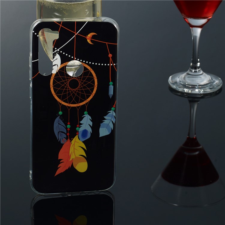 Noctilucent IMD TPU Case for Xiaomi Redmi Note 8 - Feather Dream Catcher-8