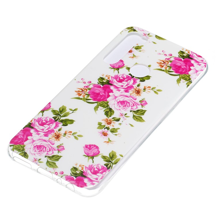 Noctilucent IMD TPU Case for Xiaomi Redmi Note 8 - Vivid Flowers-4