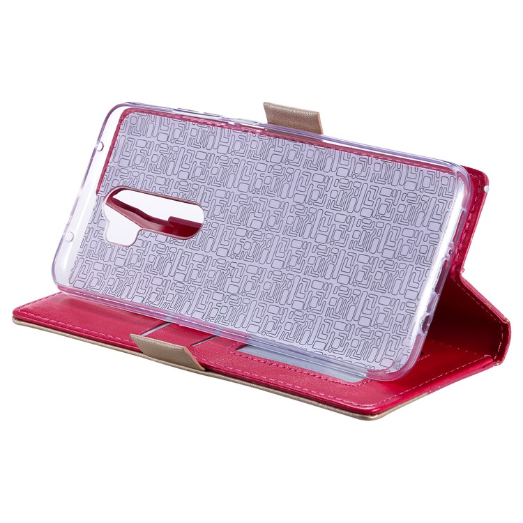 Lace Flower Pattern Zipper Pocket Wallet Leather Stand Case for Xiaomi Redmi Note 8 Pro - Rose-4