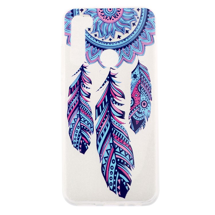 Embossed Rubberized TPU Phone Case for Xiaomi Redmi Note 8 - Dream Catche-1