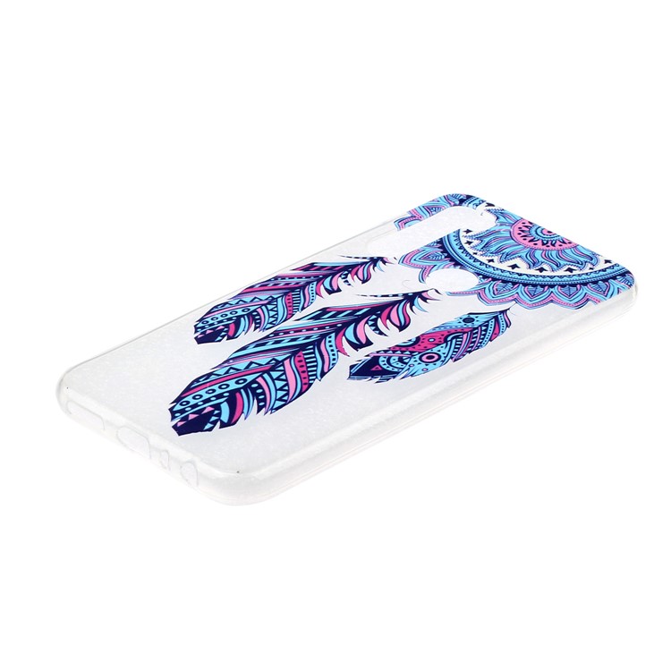 Embossed Rubberized TPU Phone Case for Xiaomi Redmi Note 8 - Dream Catche-2
