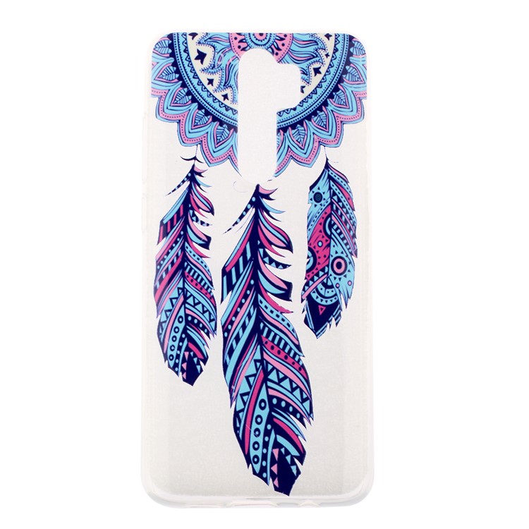 Embossed Rubberized Soft TPU Phone Case for Xiaomi Redmi Note 8 Pro - Dream Catche-1