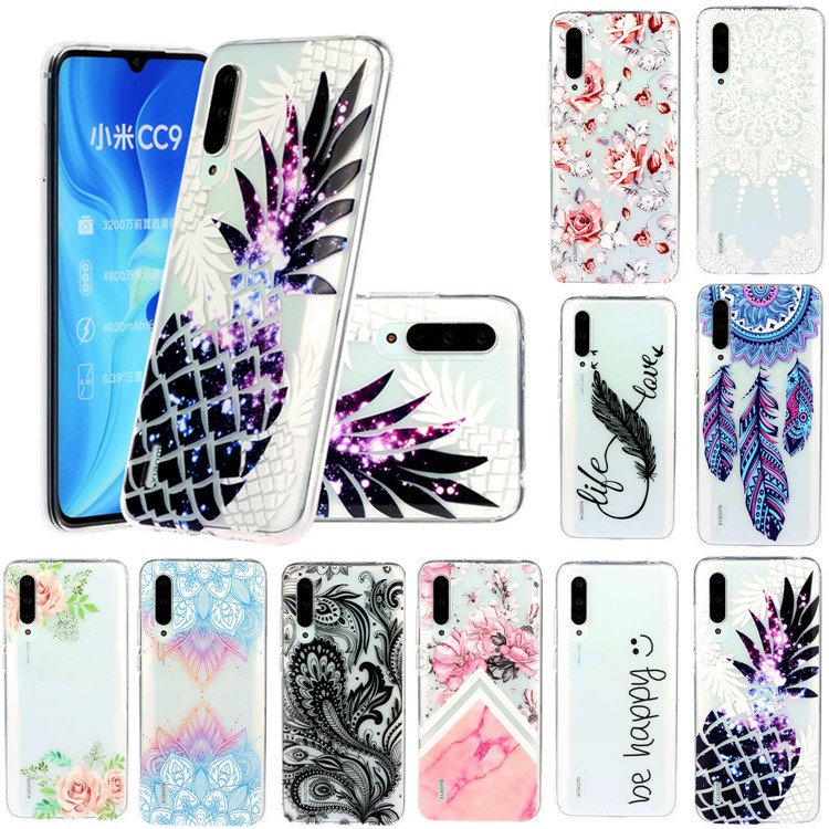 Embossed Pattern TPU Case for Xiaomi Mi CC9e/Mi A3 - Pineapple-8