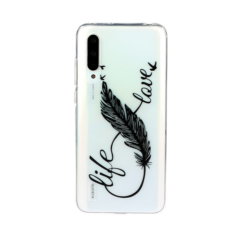 Embossed Pattern TPU Case for Xiaomi Mi CC9e/Mi A3 - Love and Life-2
