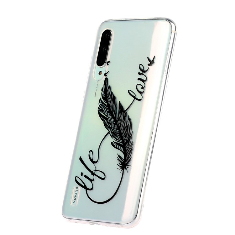 Embossed Pattern TPU Case for Xiaomi Mi CC9e/Mi A3 - Love and Life-3