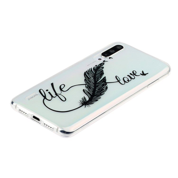 Embossed Pattern TPU Case for Xiaomi Mi CC9e/Mi A3 - Love and Life-4