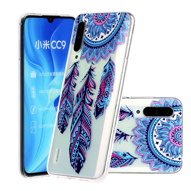 Embossed Pattern TPU Case for Xiaomi Mi CC9e/Mi A3 - Dream Catcher-1