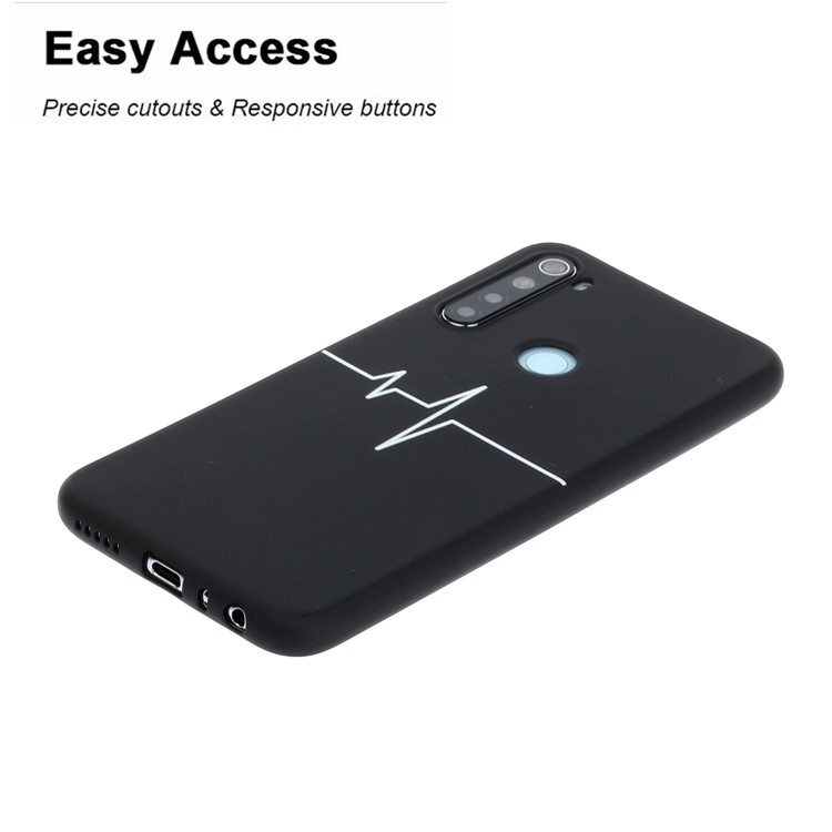 Pattern Printing Matte TPU Shell for Xiaomi Redmi Note 8 - ECG-2
