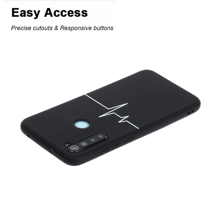 Pattern Printing Matte TPU Shell for Xiaomi Redmi Note 8 - ECG-3