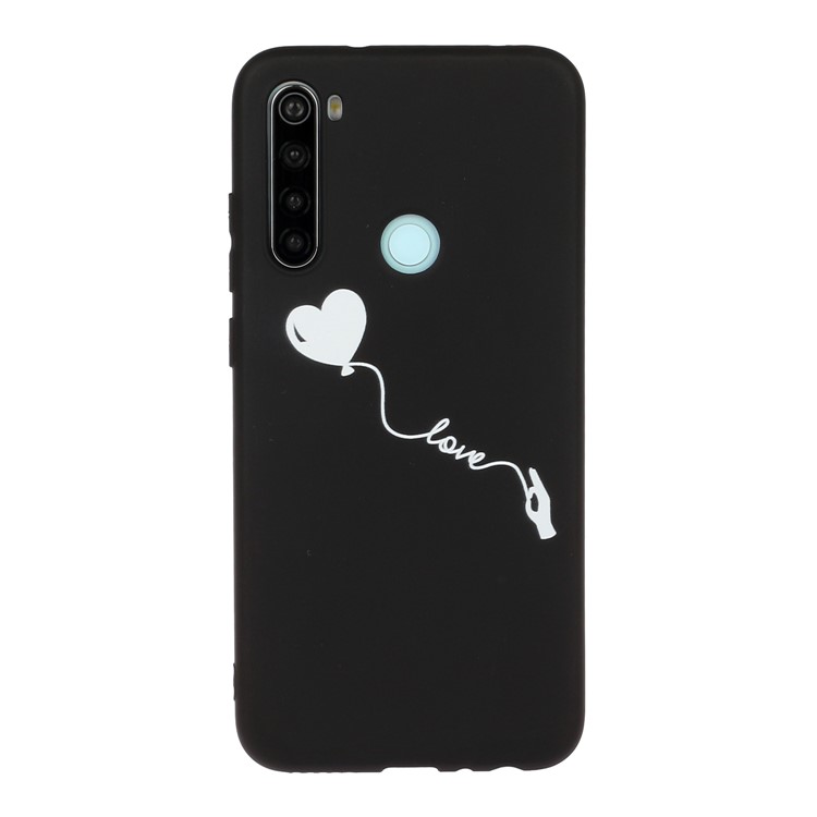 Pattern Printing Matte TPU Shell for Xiaomi Redmi Note 8 - Heart and Love-1
