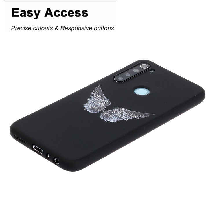 Pattern Printing Matte TPU Shell for Xiaomi Redmi Note 8 - Wings-2
