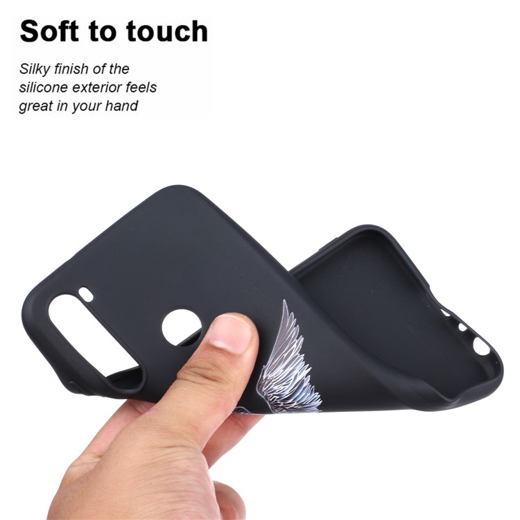 Pattern Printing Matte TPU Shell for Xiaomi Redmi Note 8 - Wings-4