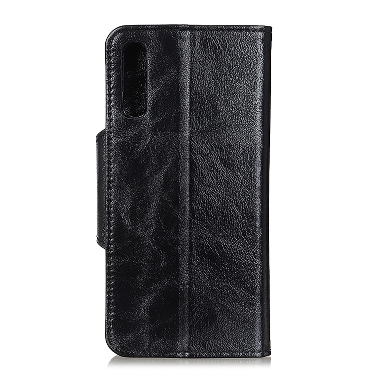 Crazy Horse 6 Card Slots Leather Stand Case for Xiaomi Mi CC9e / Mi A3 - Black-3