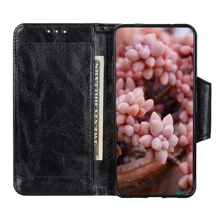 Crazy Horse 6 Card Slots Leather Stand Case for Xiaomi Mi CC9e / Mi A3 - Black-7