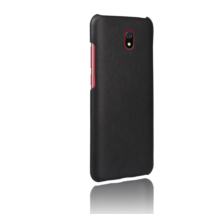 KSQ Crazy Horse PU Leather Coated Hard Plastic Case for Huawei Honor 8A - Black-4