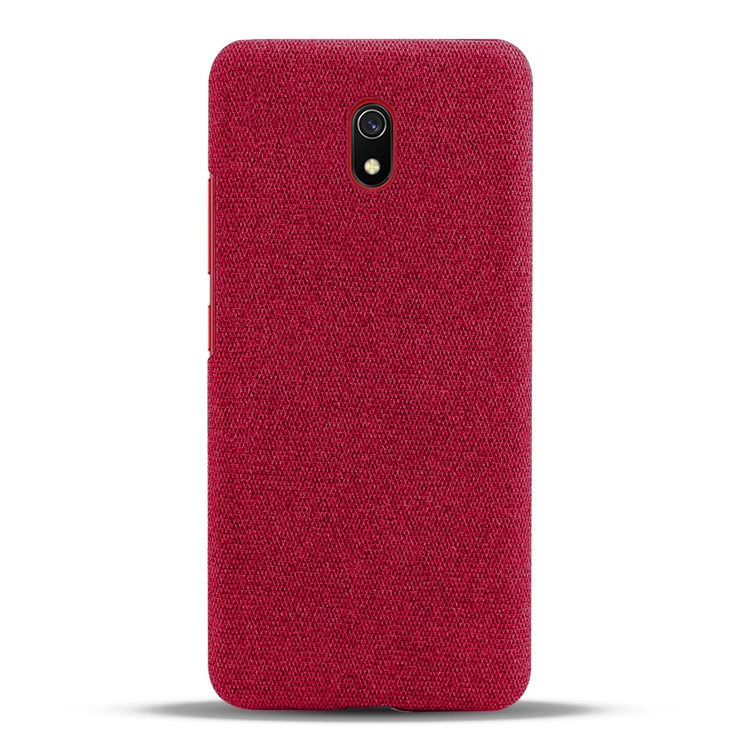 Cloth + PC Cell Phone Case Protective Shell for Xiaomi Redmi 8A - Red-3