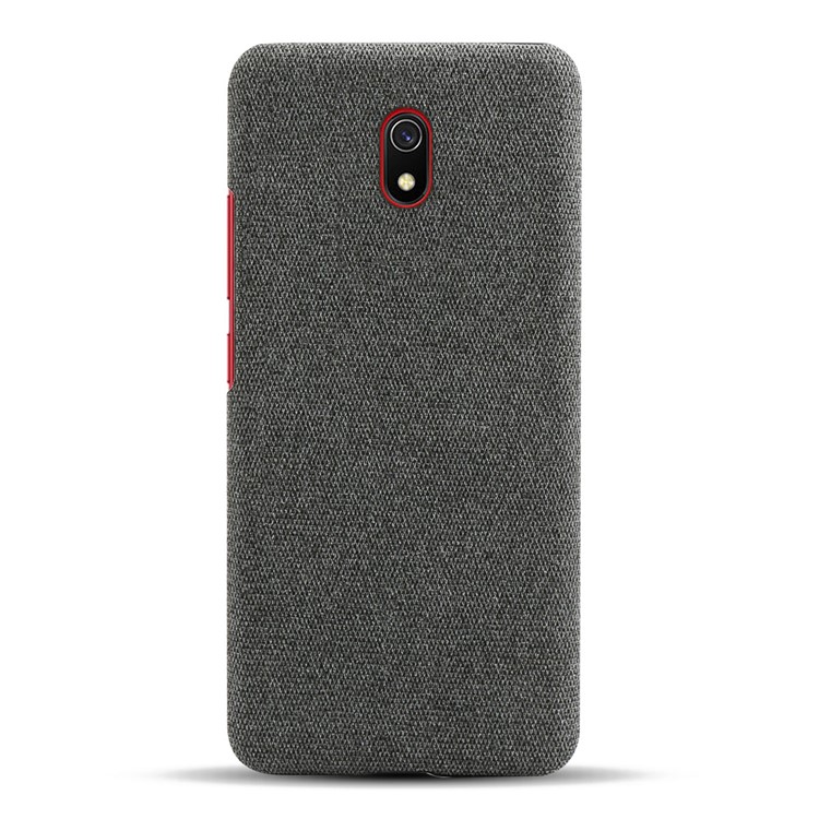 Cloth + PC Cell Phone Case Protective Shell for Xiaomi Redmi 8A - Dark Grey-3