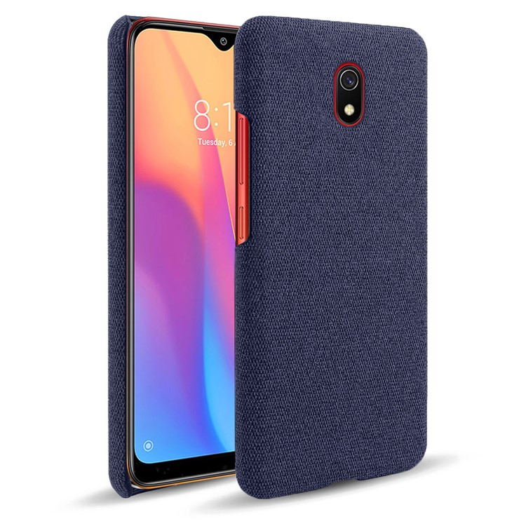 Cloth + PC Cell Phone Case Protective Shell for Xiaomi Redmi 8A - Blue-1