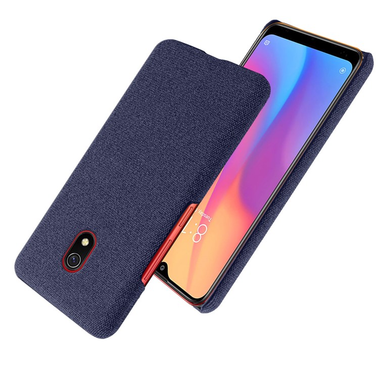 Cloth + PC Cell Phone Case Protective Shell for Xiaomi Redmi 8A - Blue-2