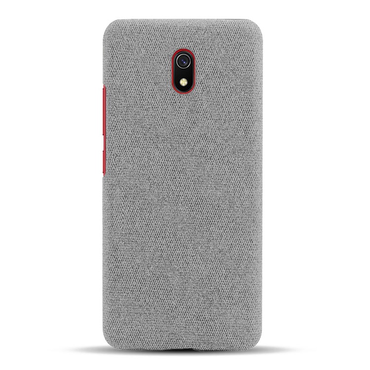 Cloth + PC Cell Phone Case Protective Shell for Xiaomi Redmi 8A - Light Grey-3