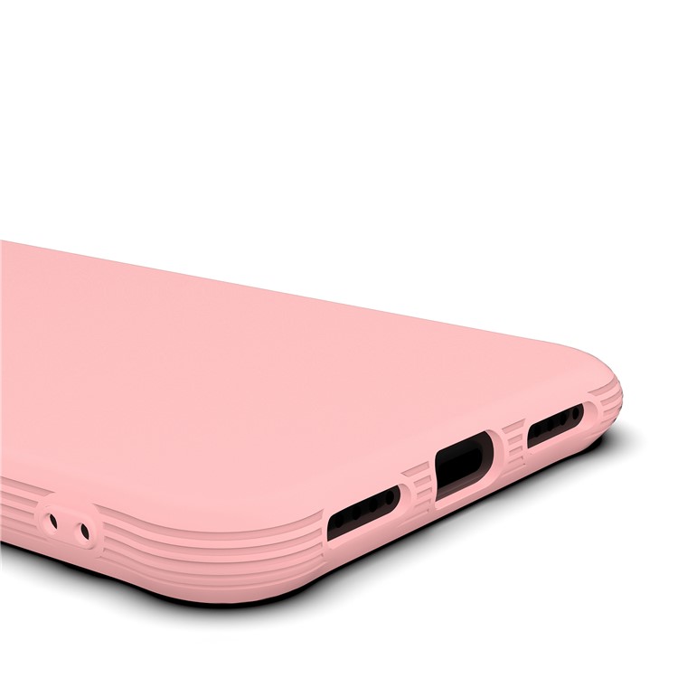 Matte Shock-proof TPU Mobile Phone Casing for Xiaomi Redmi Note 7 / Note 7 Pro (India) / Note 7S - Pink-3