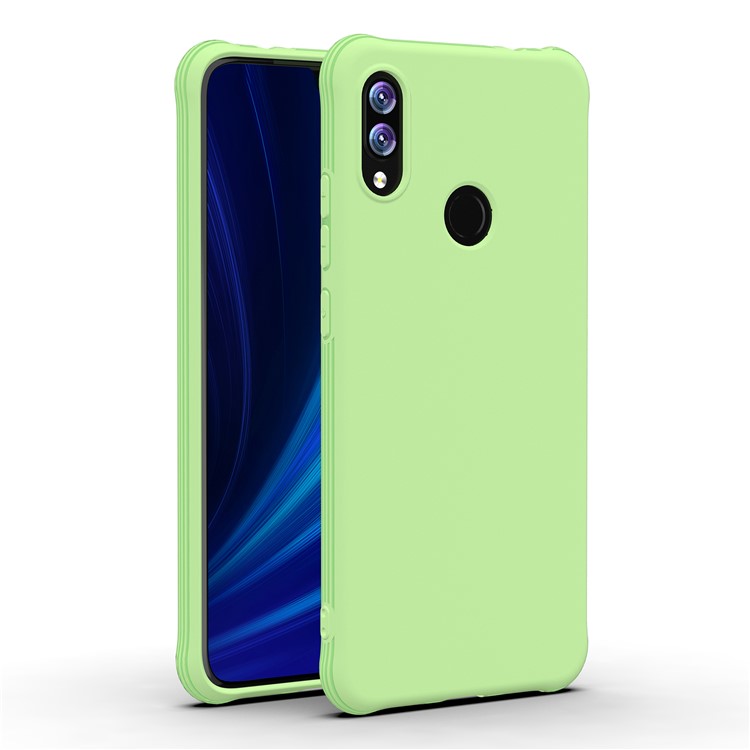 Matte Shock-proof TPU Mobile Phone Casing for Xiaomi Redmi Note 7 / Note 7 Pro (India) / Note 7S - Green-1