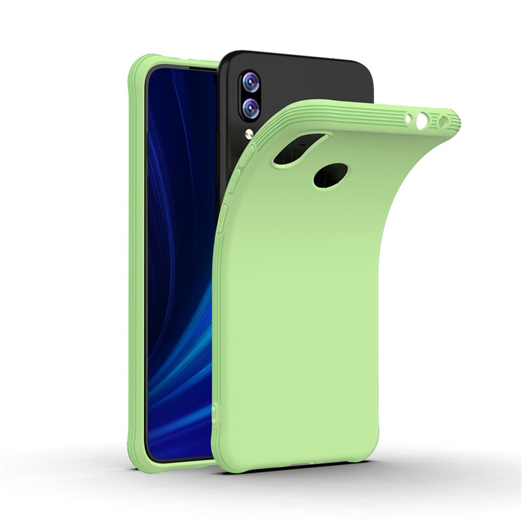 Matte Shock-proof TPU Mobile Phone Casing for Xiaomi Redmi Note 7 / Note 7 Pro (India) / Note 7S - Green-7