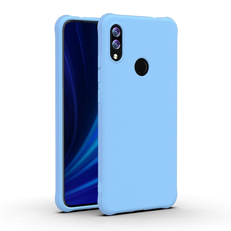 Matte Shock-proof TPU Mobile Phone Casing for Xiaomi Redmi Note 7 / Note 7 Pro (India) / Note 7S - Blue-1