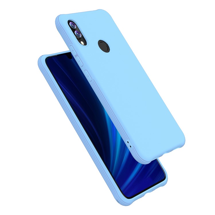 Matte Shock-proof TPU Mobile Phone Casing for Xiaomi Redmi Note 7 / Note 7 Pro (India) / Note 7S - Blue-2