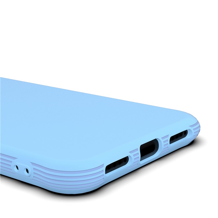 Matte Shock-proof TPU Mobile Phone Casing for Xiaomi Redmi Note 7 / Note 7 Pro (India) / Note 7S - Blue-3