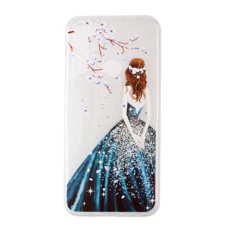 Embossing Printing TPU Cell Shell for Xiaomi Redmi Note 8 - Girl-2