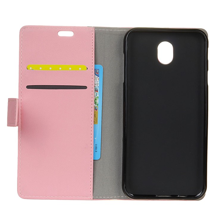 Wallet Leather Stand Phone Case for Xiaomi Redmi 8A - Pink-4