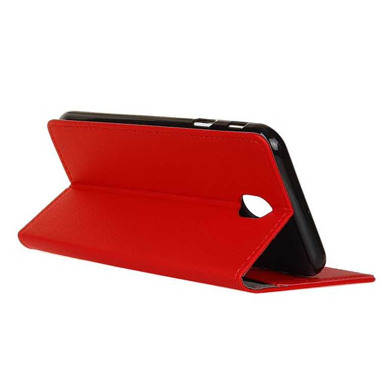 Wallet Leather Stand Phone Case for Xiaomi Redmi 8A - Red-2