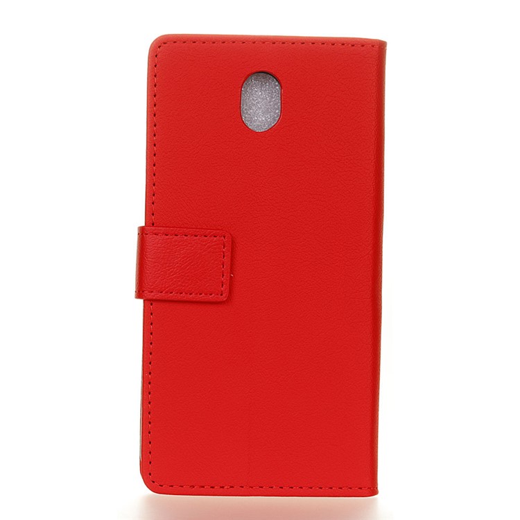 Wallet Leather Stand Phone Case for Xiaomi Redmi 8A - Red-4