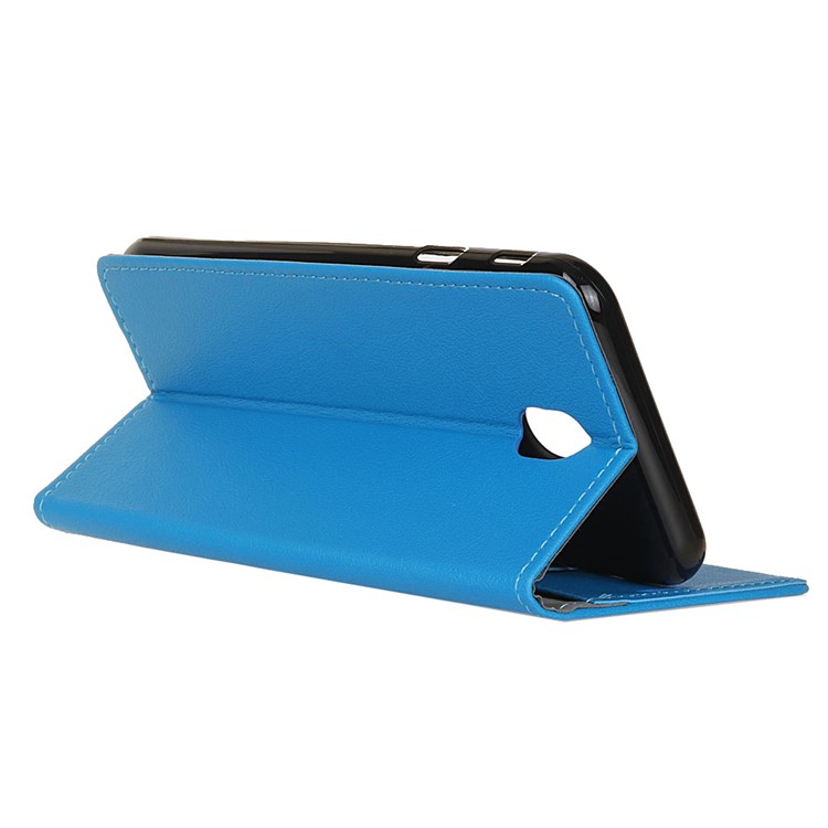 Wallet Leather Stand Phone Case for Xiaomi Redmi 8A - Blue-5