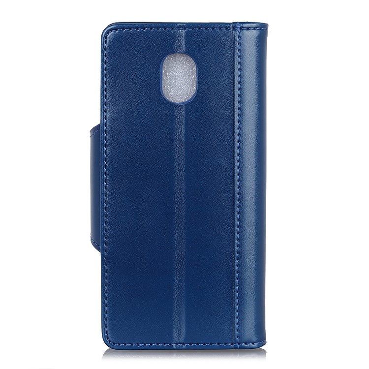 Wallet Leather Stand Case for Xiaomi Redmi 8A - Blue-3