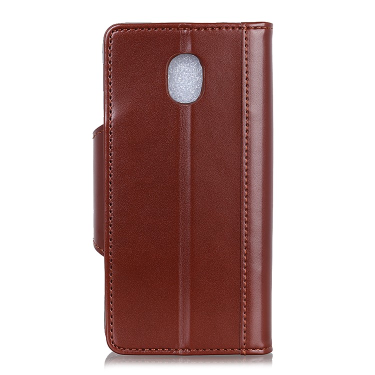 Wallet Leather Stand Case for Xiaomi Redmi 8A - Brown-3