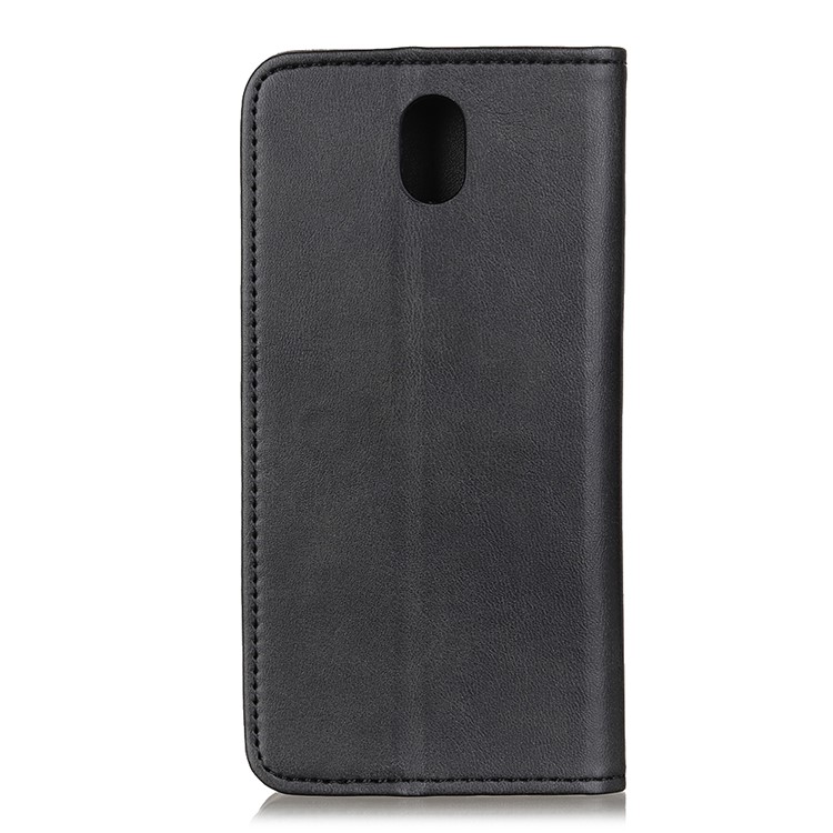 Split Leather Auto-absorbed Covering for Xiaomi Redmi 8A - Black-7