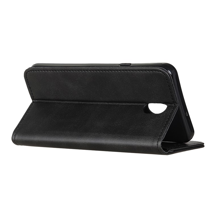 Split Leather Auto-absorbed Covering for Xiaomi Redmi 8A - Black-8