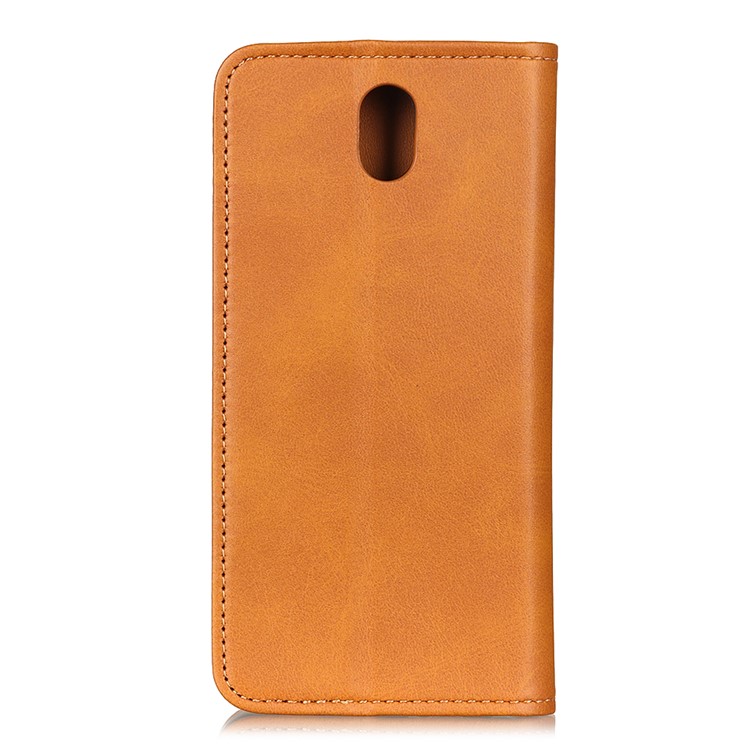 Split Leather Auto-absorbed Covering for Xiaomi Redmi 8A - Brown-7